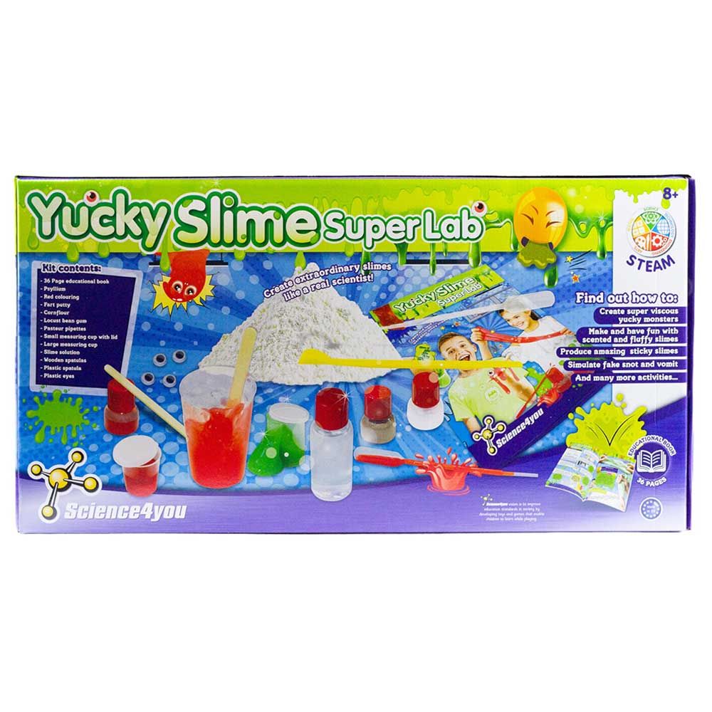 Science4you - Yucky Slime Super Lab Steam Kit