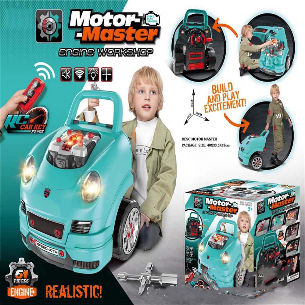 Motor Master - Disassemble & Repair Remote Control Vehicles - Blue