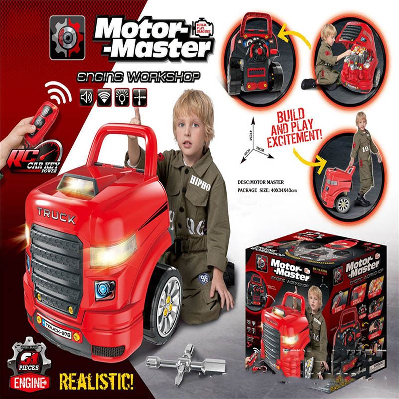 Motor Master - Disassembleand Repair Remote Control Vehicle - Red