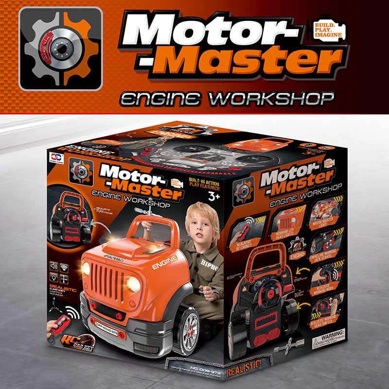 Motor Master - Disassembleand Repair Remote Control Truck - Orange