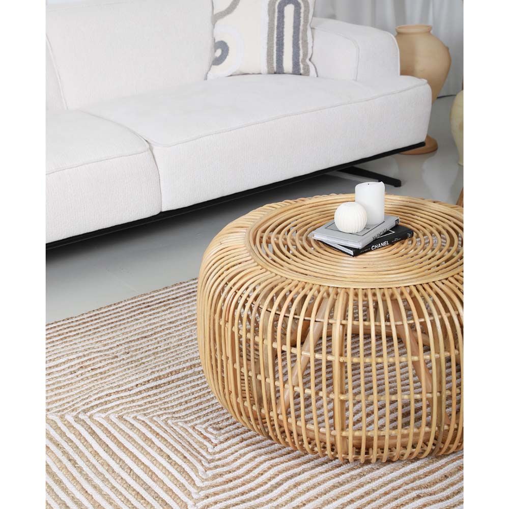 Natura - Seattle Rattan Coffee Table - Beige