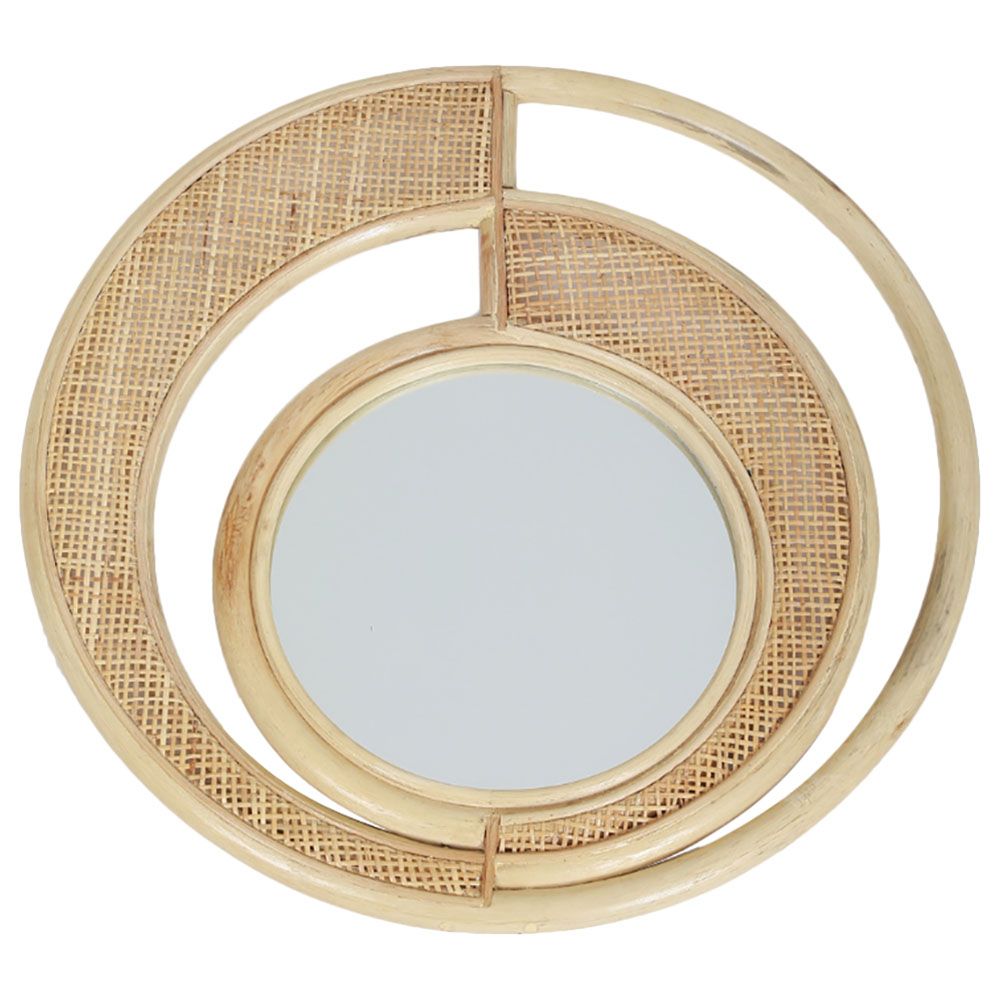 Natura - Sevan Rattan Mirror - Beige