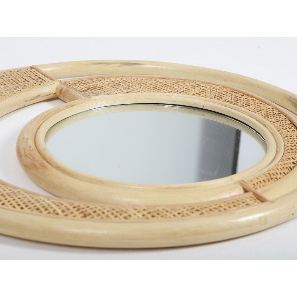 Natura - Sevan Rattan Mirror - Beige