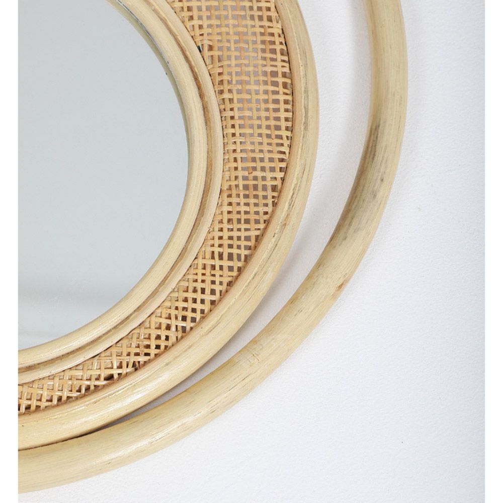 Natura - Sevan Rattan Mirror - Beige