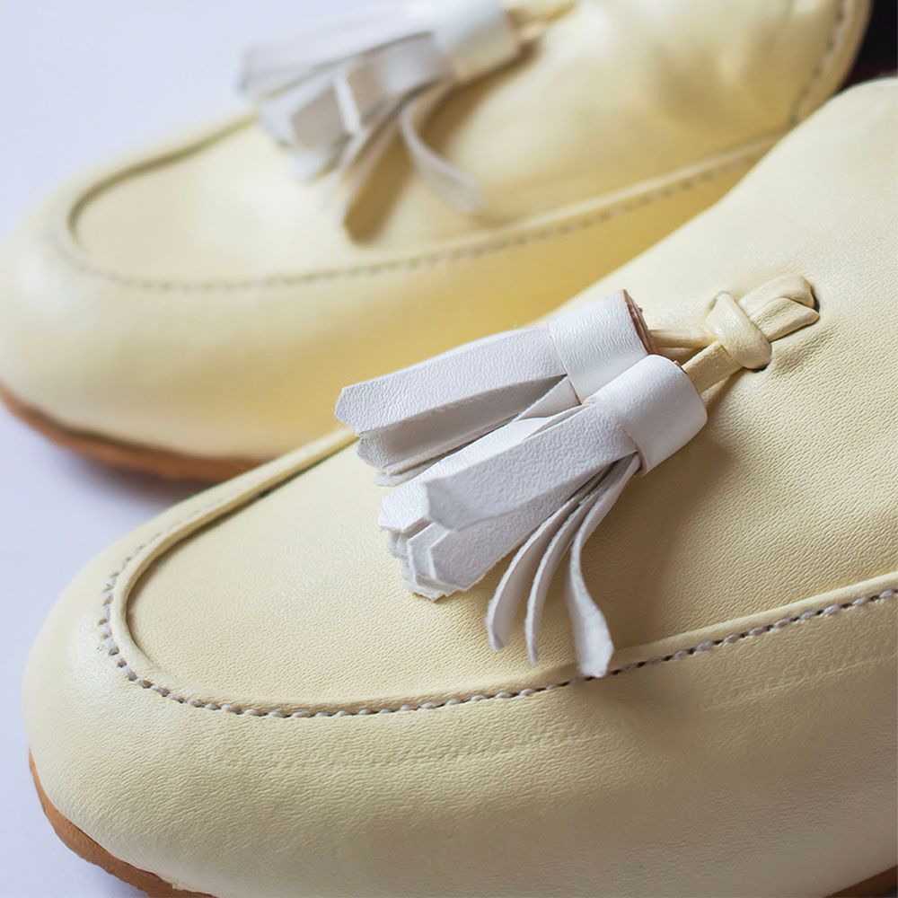 Arooq - Unisex Loafers - Pastel Yellow