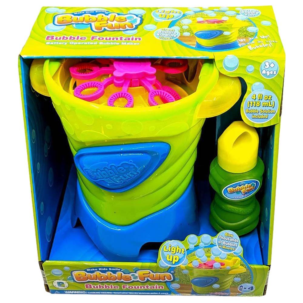 Power Joy - Bubble Fountain Lights Up - 4Oz