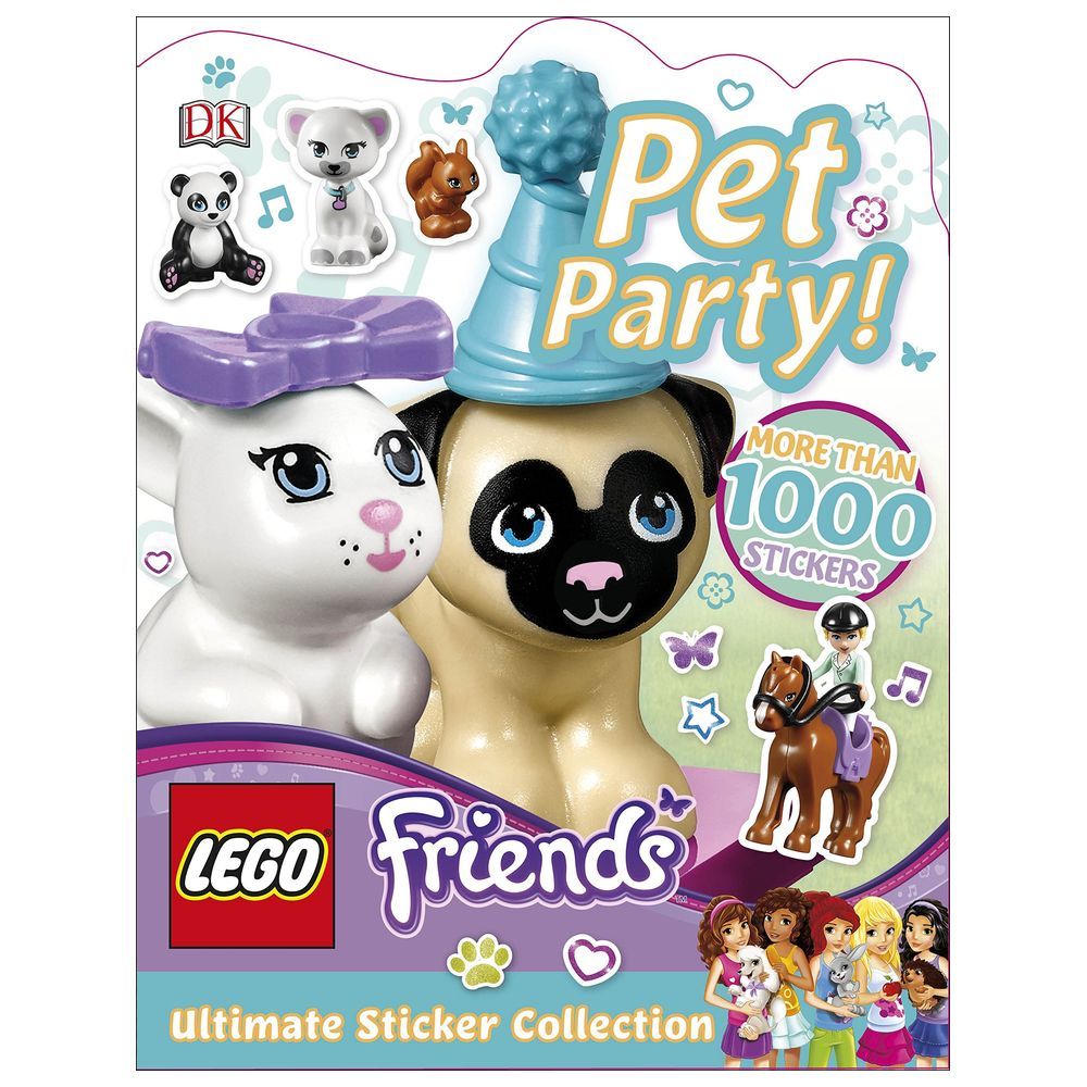 كتاب ملصقات LEGO Friends: Pet Party! Ultimate Sticker Collection