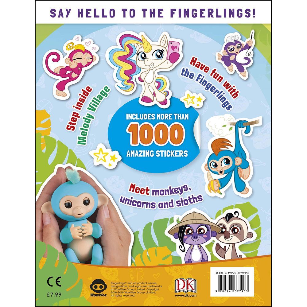 كتاب ملصقات Fingerlings Ultimate Sticker Collection