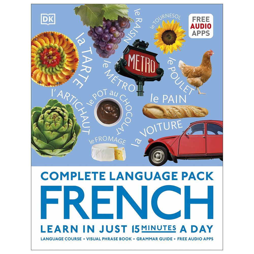 مجموعة تعليمية Complete Language Pack French