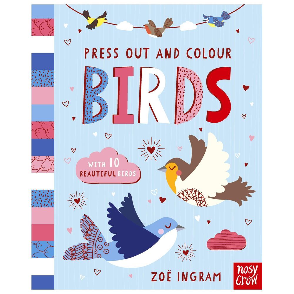 كتاب Press Out And Colour: Birds