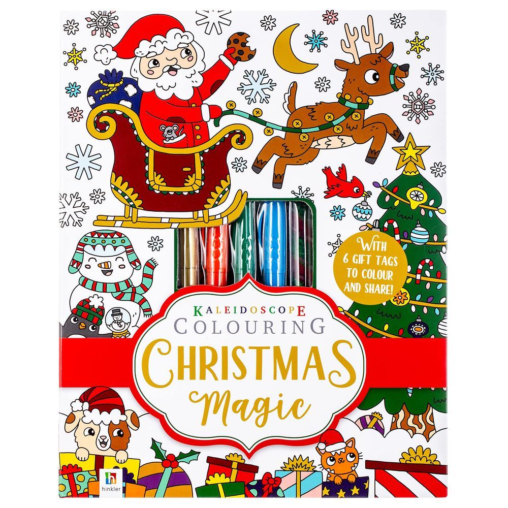 كتاب تلوين Kaleidoscope Colouring: Christmas Magic