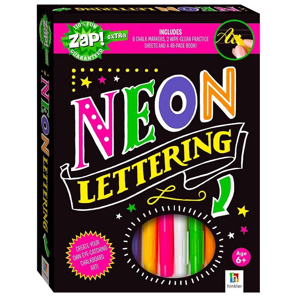 Zap Extra Neon Chalk Lettering