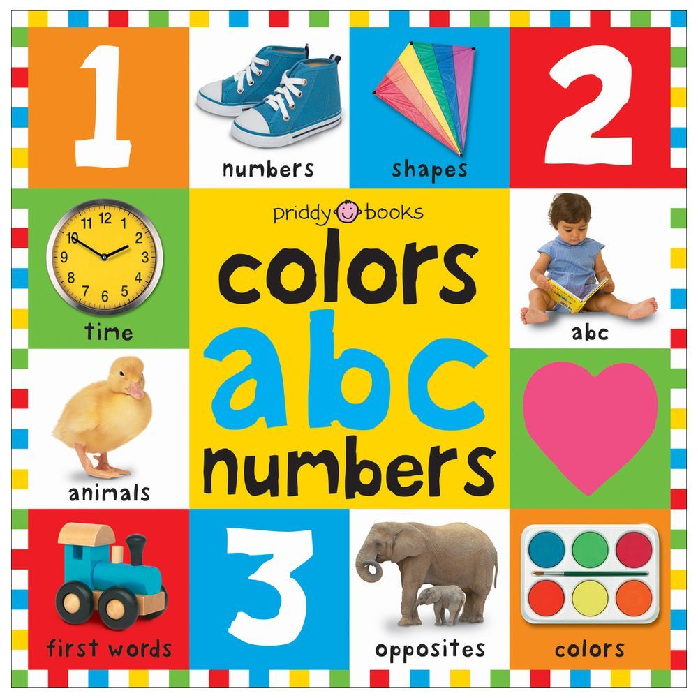 كتاب First 100 Colours ABC Numbers