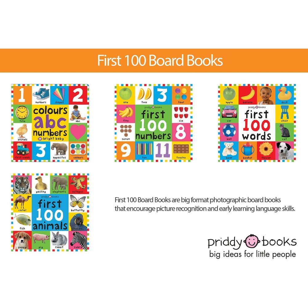 كتاب First 100 Colours ABC Numbers