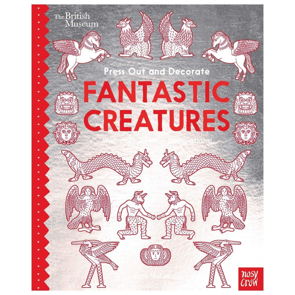 كتاب The British Museum Press Out And Decorate: Fantastic Creatures