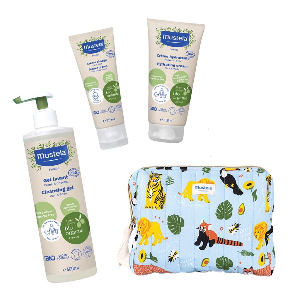 Mustela - Organic Cleansing And Hydration Set