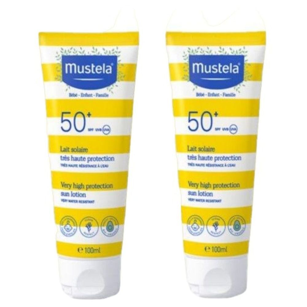 Mustela - Very High Protection Sun Lotion SPF 50+ Pack Of 2