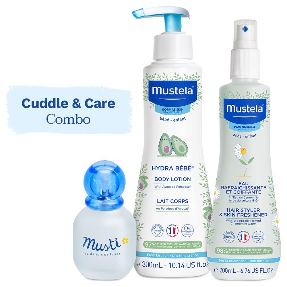 Mustela - Cuddle & Care Combo - 3pcs (Exclusive)