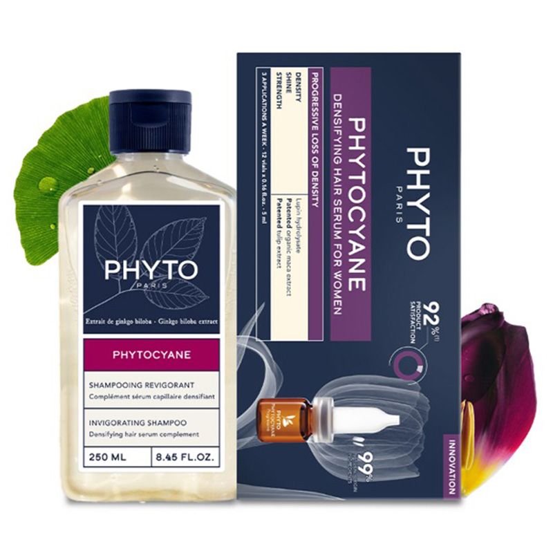 Phyto - Phytocyane Shampoo & Densifying Hair Serum (Exclusive)