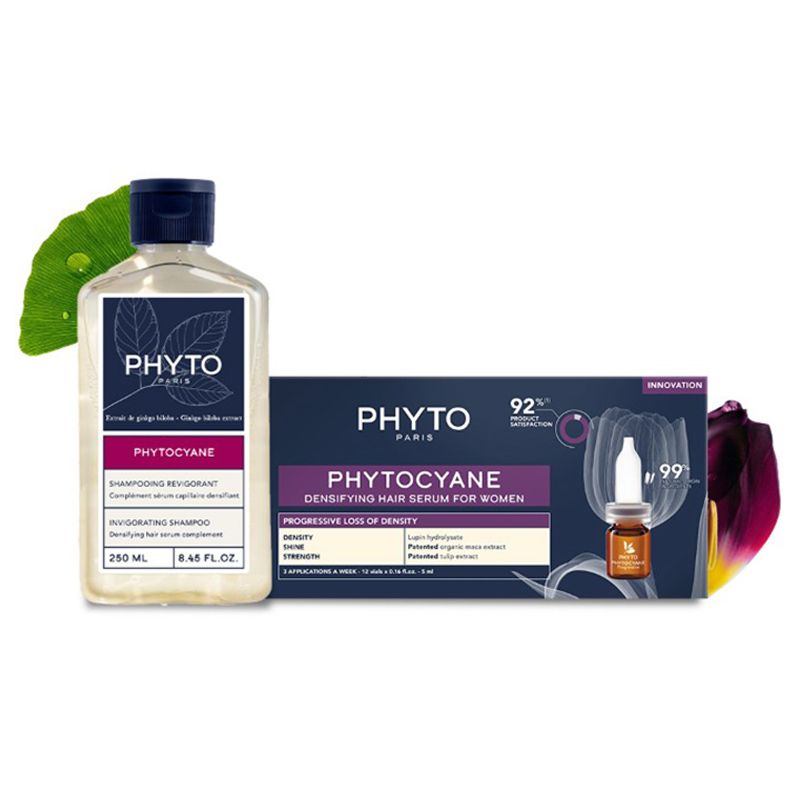 Phyto - Phytocyane Shampoo & Densifying Hair Serum (Exclusive)