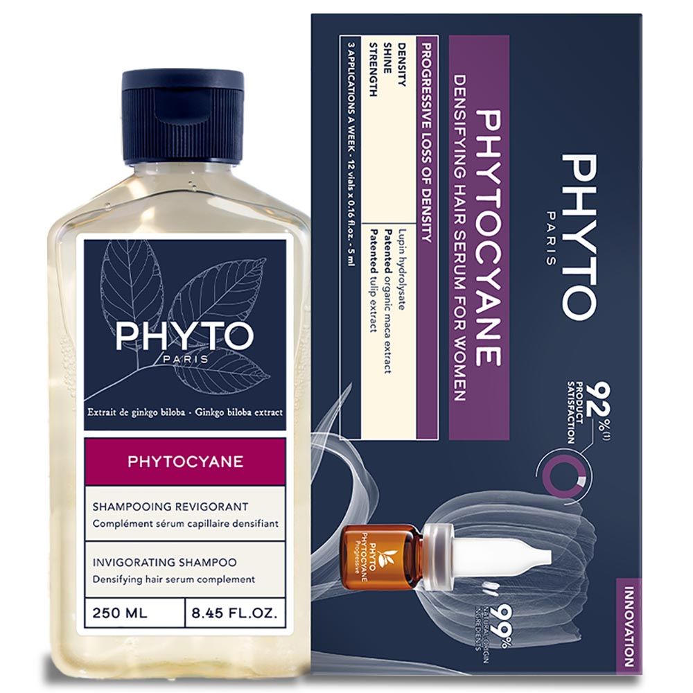 Phyto - Phytocyane Shampoo & Densifying Hair Serum (Exclusive)