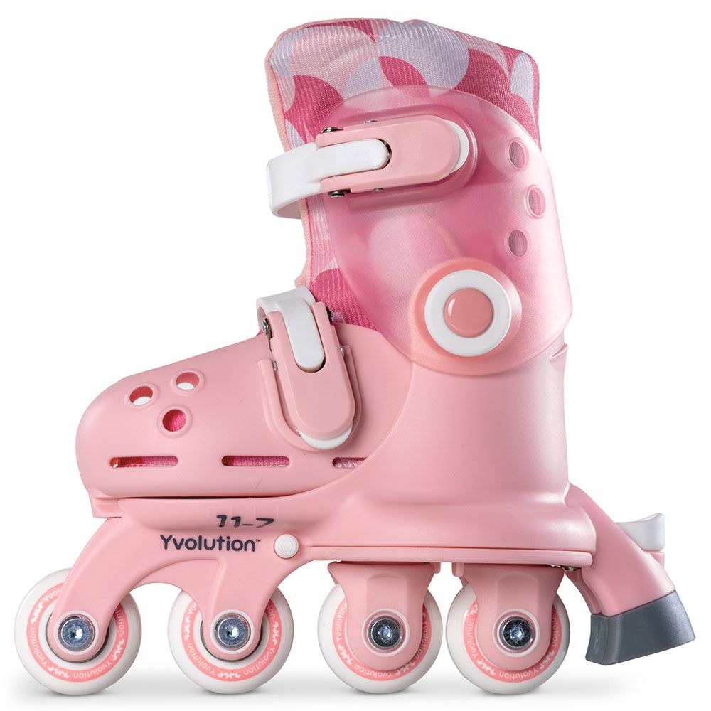 Yvolution - Twista Learner Training Skates For Beginner - Size 12 - Pink