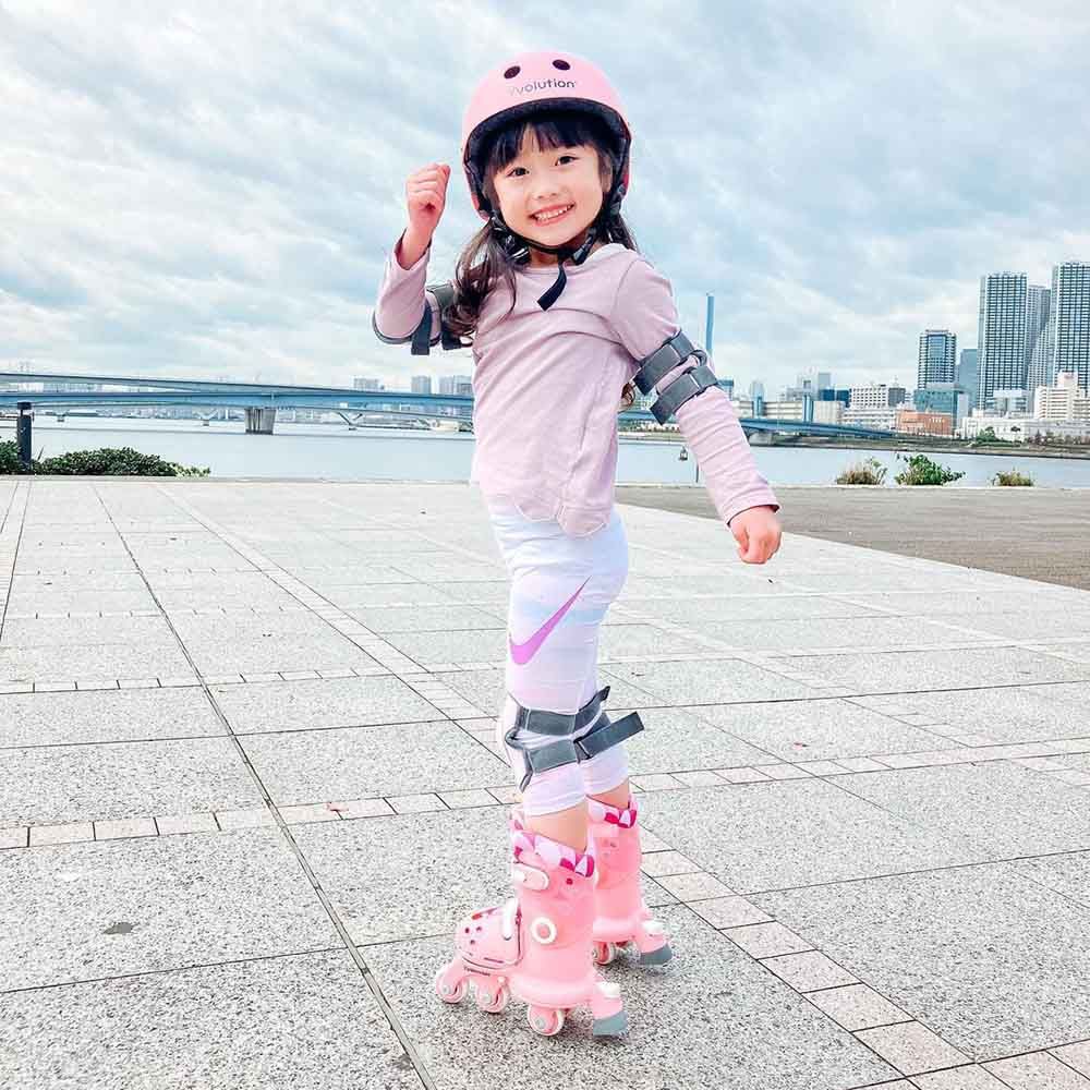 Yvolution - Twista Learner Training Skates For Beginner - Size 12 - Pink