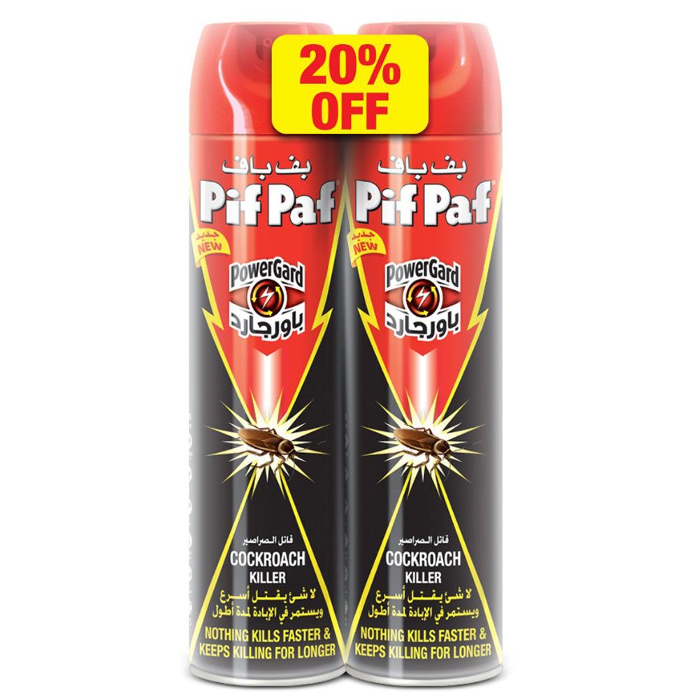 Pif Paf - Power Guard Crawling Insect Killer 400ml 20% OFF