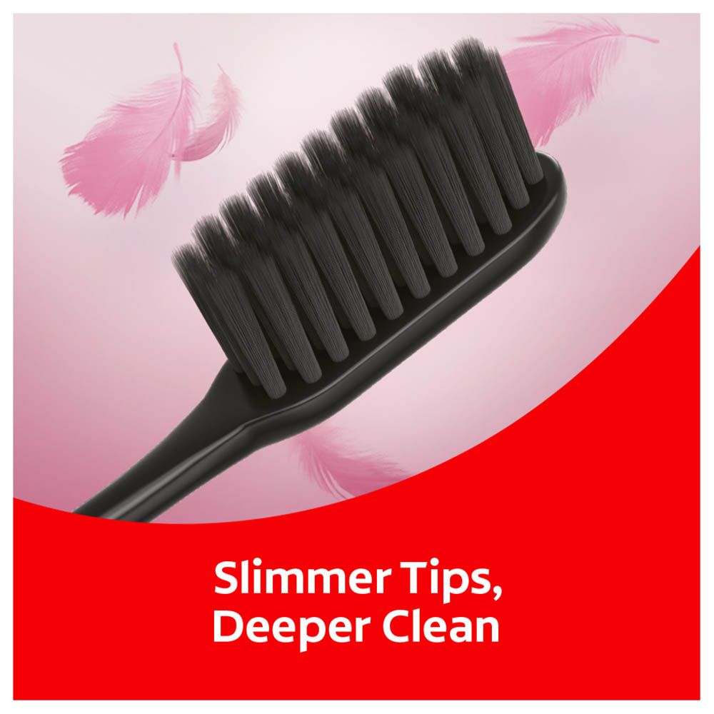 Colgate - Slim Soft Black Charcoal Toothbrush Pack of 2