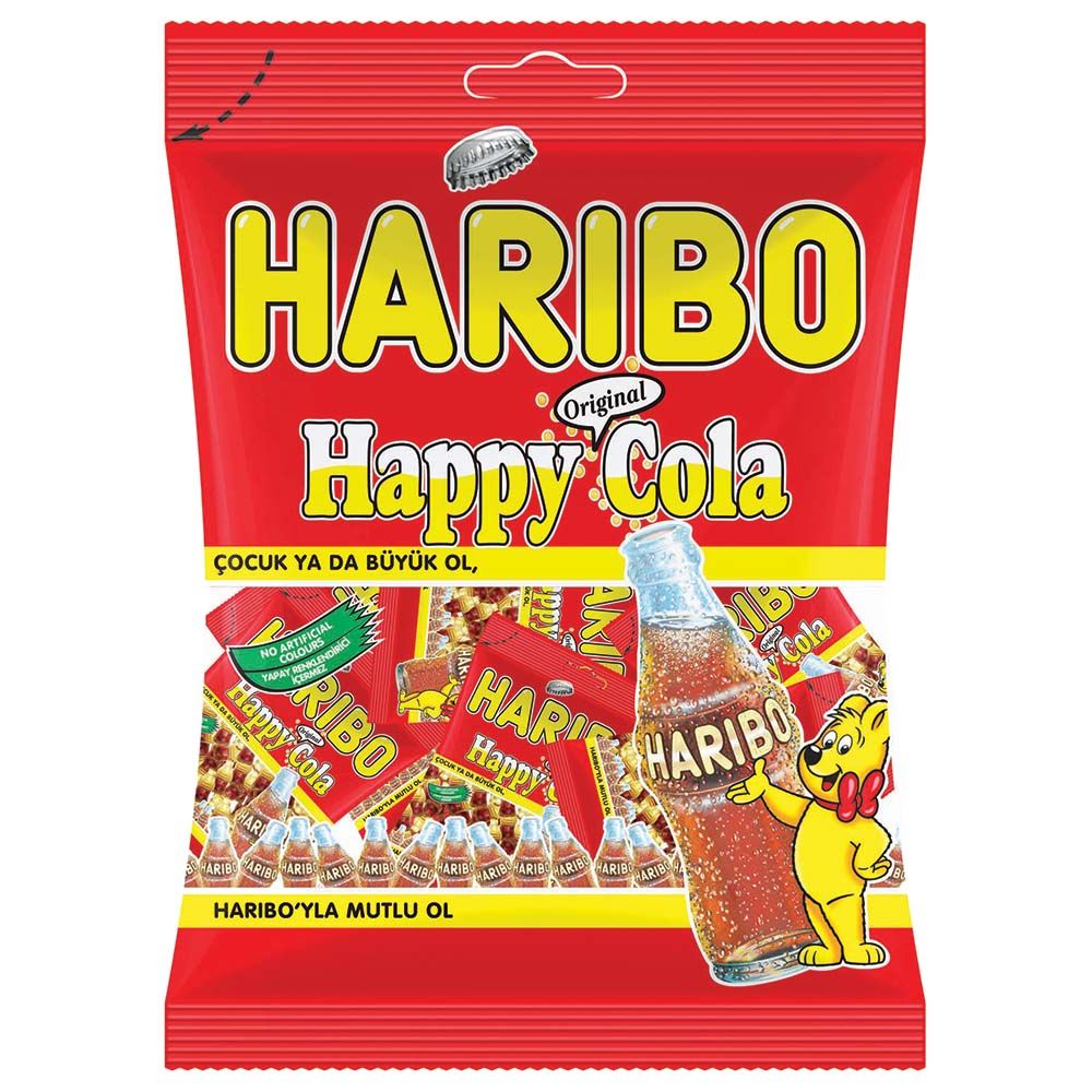 Haribo Mini Happy Cola Maxi Bag 200g