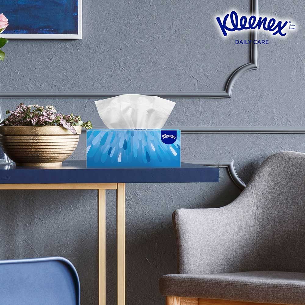 Kleenex - Daily Care Facial Tissue - Pack Of 5 Boxes, 170 Sheets X 2 Ply (50%)