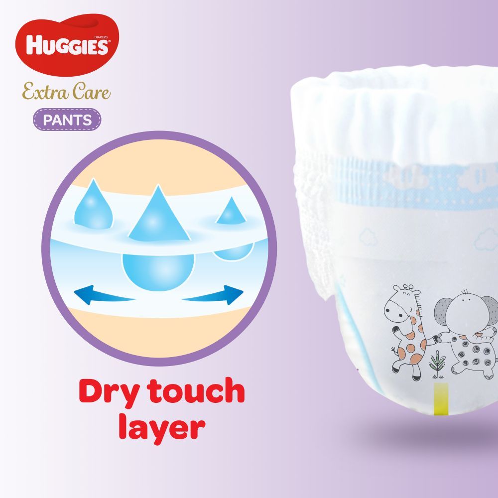 Huggies - Extra Care Culottes, Size 4, 9-14 kg, 36 Diaper Pants