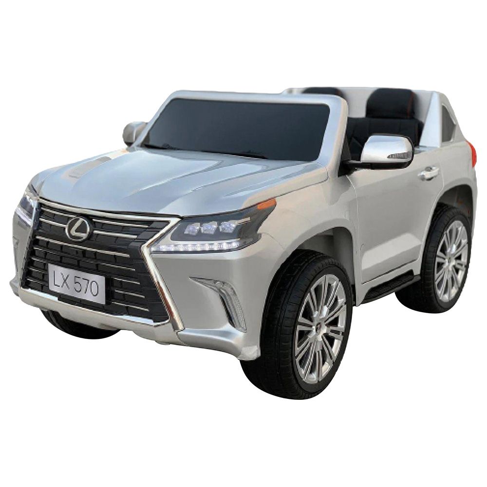 Lexus - Kids SUV Rideon Car - Silver - 12V