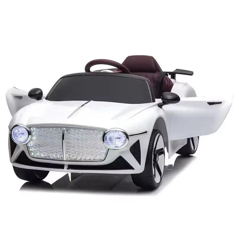 Amsham - Bentley Style Electric Kids Rideon Car - White - 12V