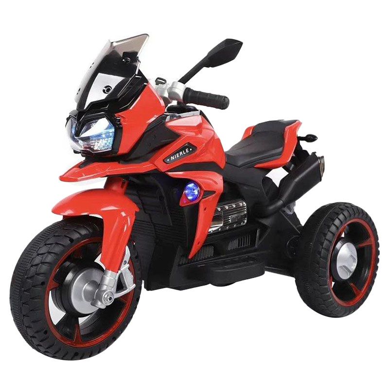 Amsham - Kids Rideon Electric Trike Motorcycle - Red - 12V