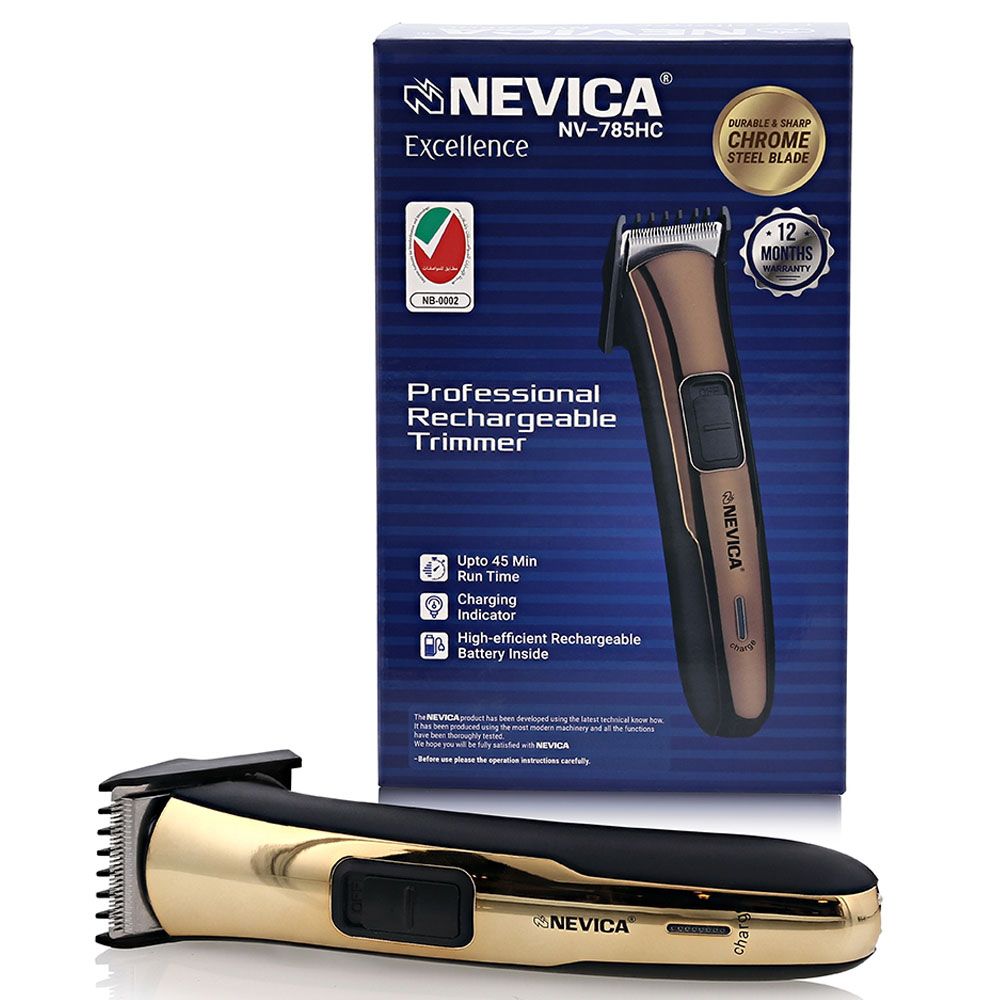 Nevica - Rechargeable Hair & Beard Trimmer NV-785HC - Brown