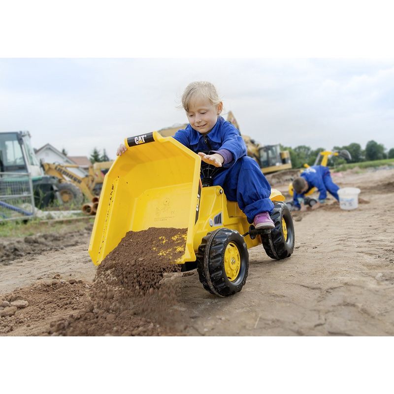 Rolly Toys Kid CAT Dumper Ride On + Shovel + 1 Pair Work Gloves