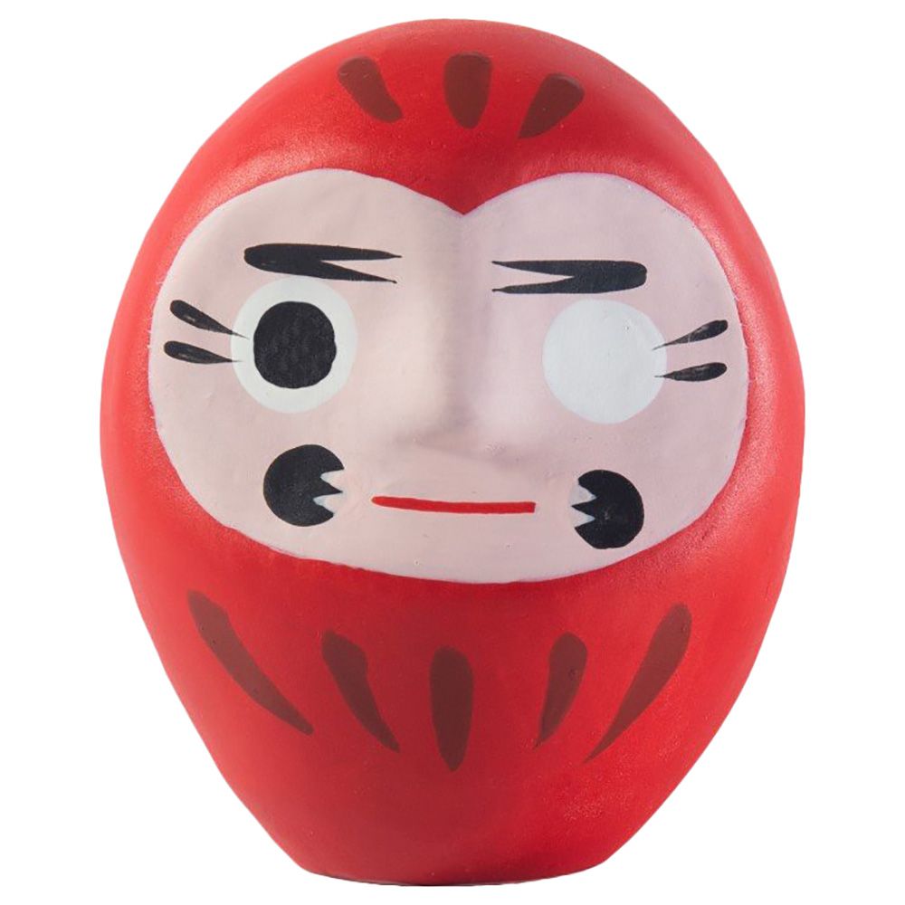 Donkey - Daruma Wish Fulfiller Decor Piece - Red