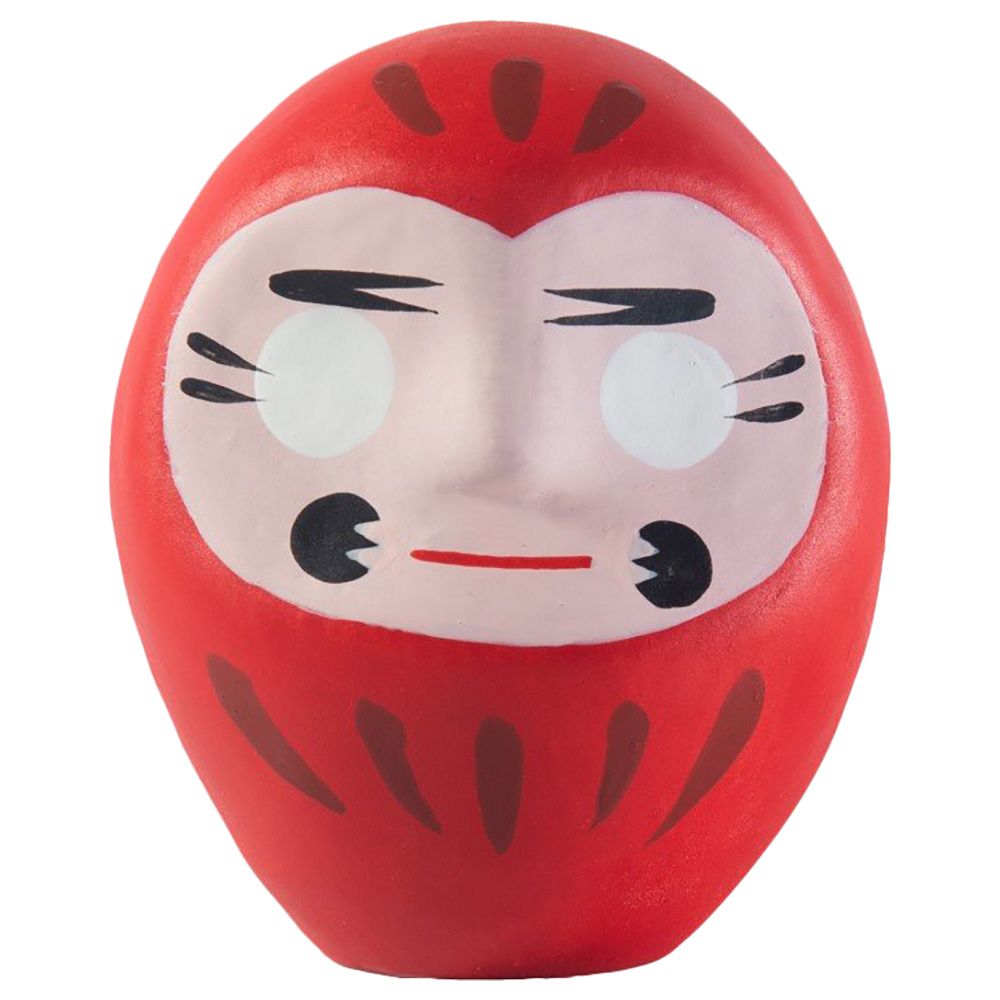 Donkey - Daruma Wish Fulfiller Decor Piece - Red