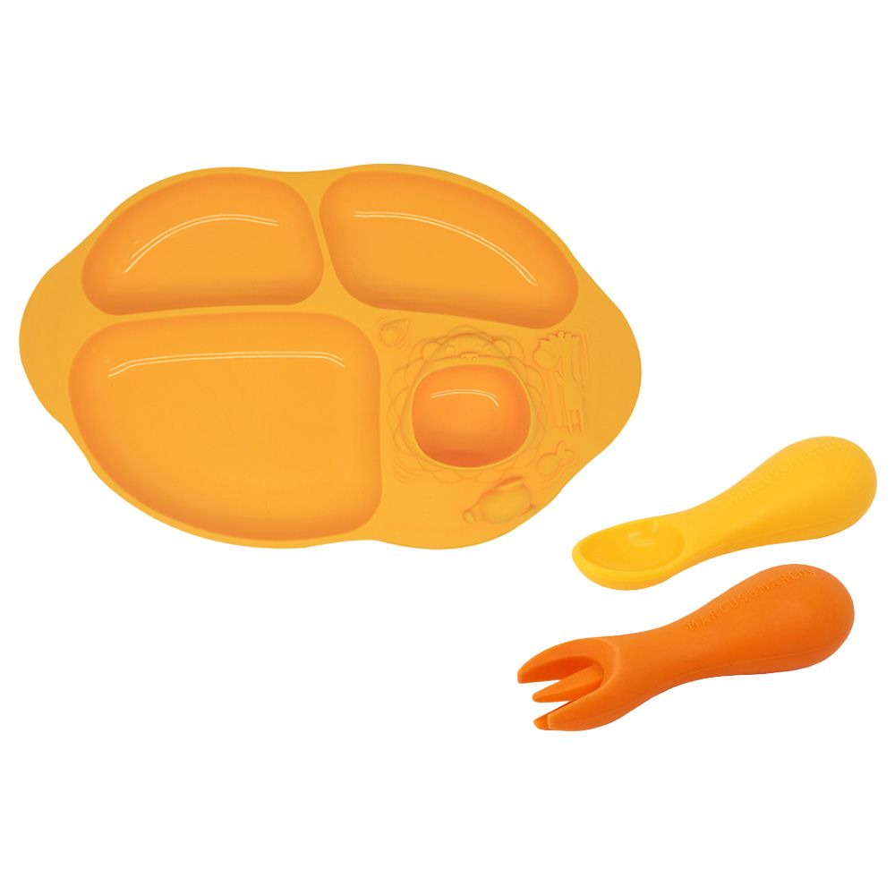 Marcus & Marcus - Silicone Independent Eating Kit - Lola