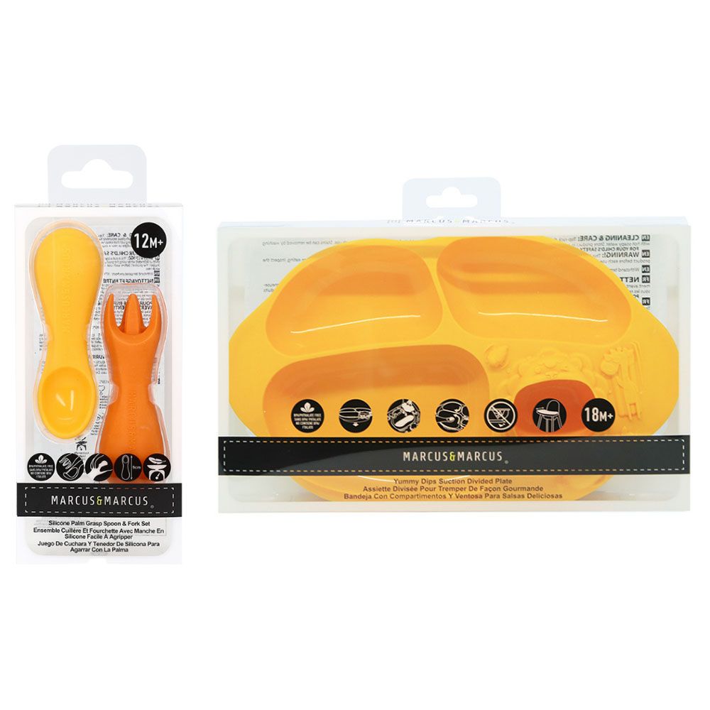 Marcus & Marcus - Silicone Independent Eating Kit - Lola