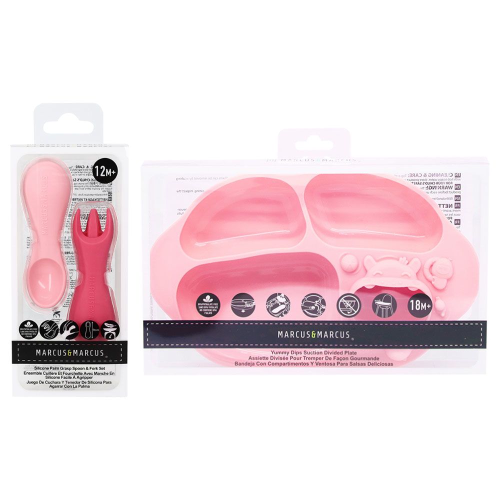 Marcus & Marcus - Silicone Independent Eating Kit - Pokey