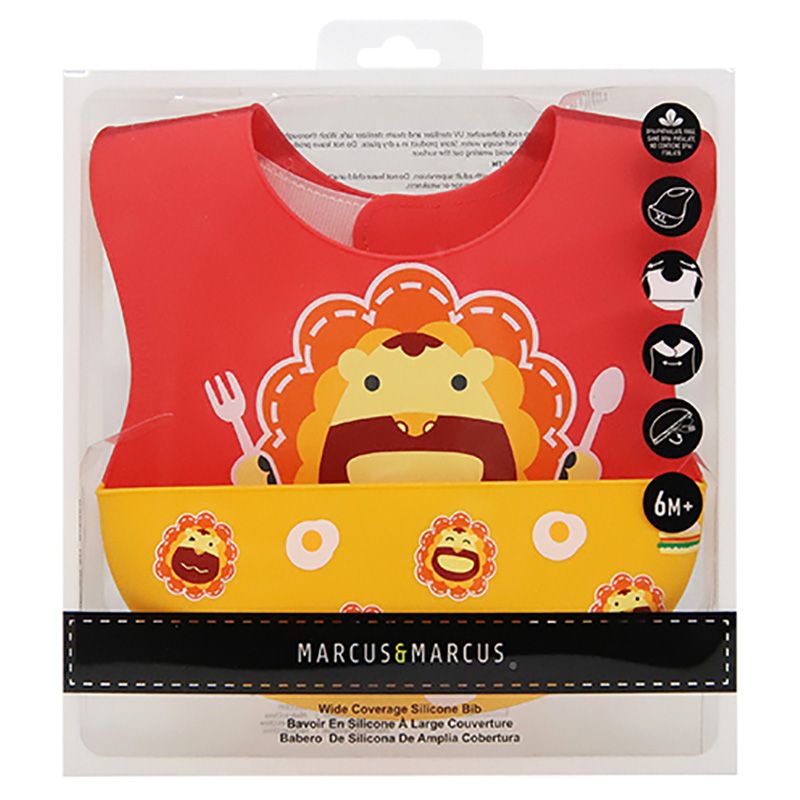 Marcus & Marcus - Silicone Wide Coverage Silicone Baby Bib - Marcus