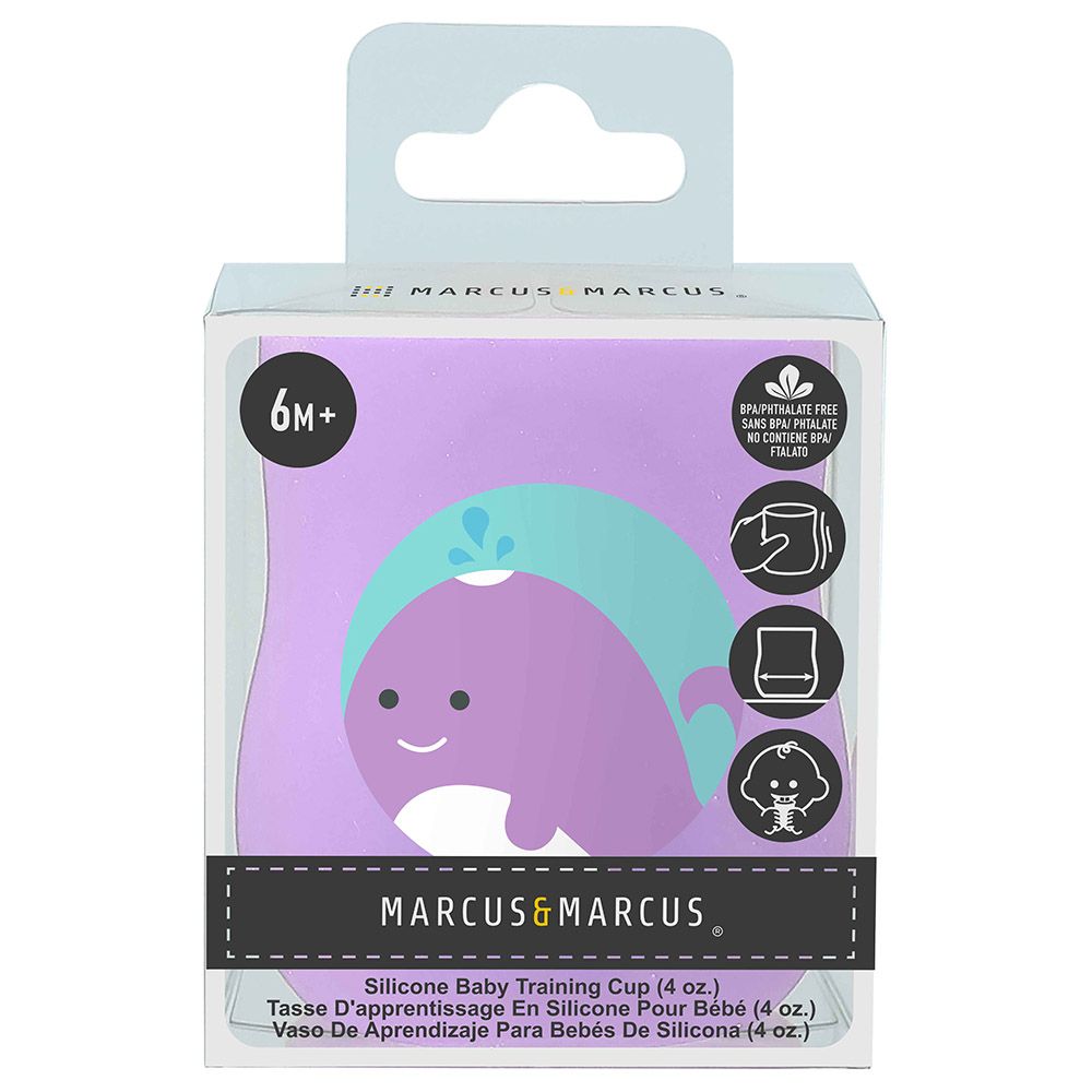 Marcus & Marcus - Silicone Baby Training Cup- 120ml - Willo