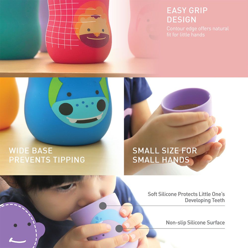 Marcus & Marcus - Silicone Baby Training Cup- 120ml - Willo