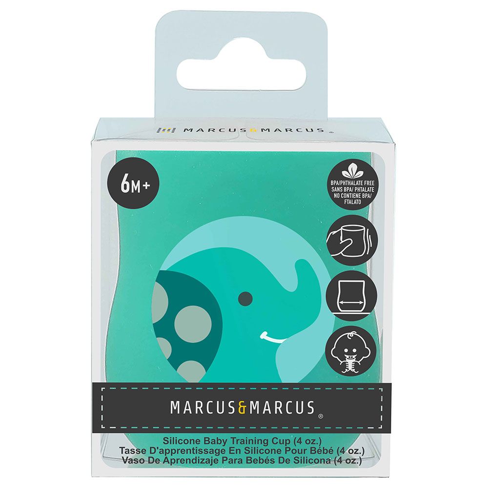 Marcus & Marcus - Silicone Baby Training Cup- 120ml - Ollie