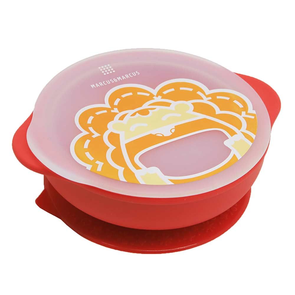 Marcus & Marcus - Silicone Suction Bowl With Lid - Marcus