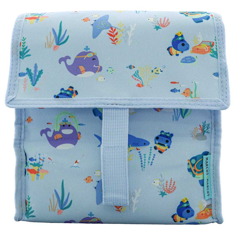 Marcus & Marcus - Foldable Insulated Lunch Bag - Sealife