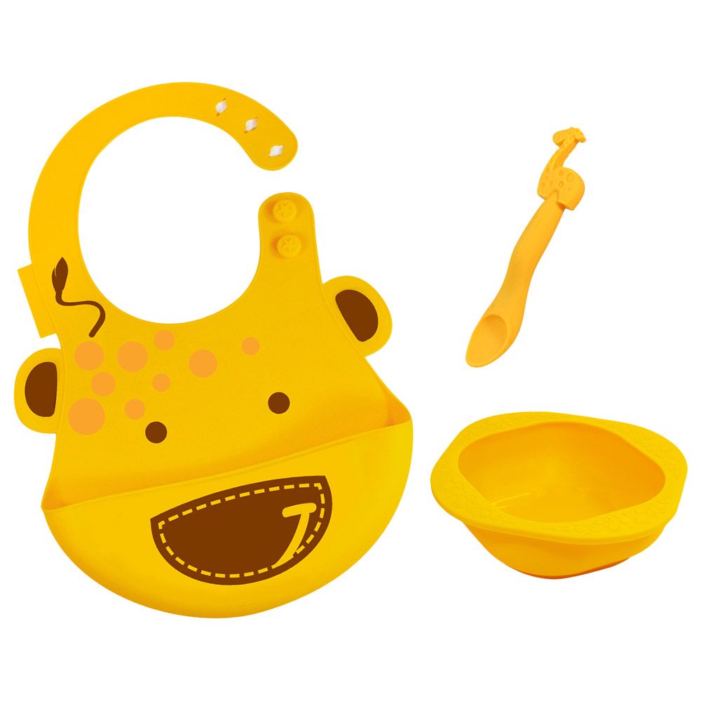 Marcus & Marcus - Silicone Baby Feeding Gift Set - Lola