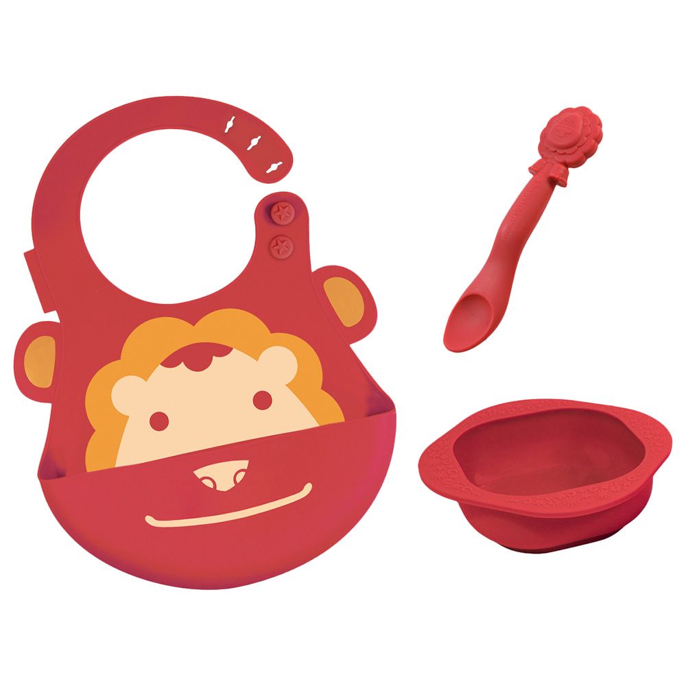 Marcus & Marcus - Silicone Baby Feeding Gift Set - Marcus